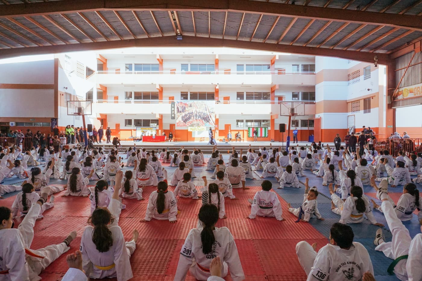 Foto del seminario de taekwondo